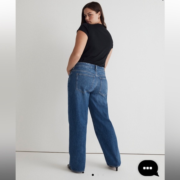 Madewell Curvy Low-Slung Straight Jeans in Palmina wash - Picture 10 of 11